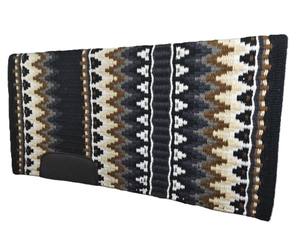 Vente en gros équestre 100% tapis de selle Western en feutre de laine mérinos avec design tissé coloré - Product Image 2