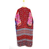 Robe Kimono Indienne Élégante en Soie Imprimée, Style Sari, Vintage, pour Mariage, Plage, Soirée, Respirante, Séchage Rapide, Robe Longue Maxi