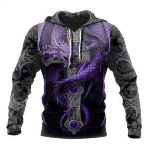 Wholesale Custom Street Styles Oversized Lightweight Sweatshirts Autumn Blank Oversized Xxxxl Hoodies for Mens - Product Image 5