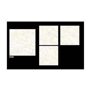 1200x1200 Carreaux de sol nordiques en porcelaine finition brillante brillante Céramique émaillée Sol en marbre poli Intérieur Pierre naturelle moderne - Product Image 3