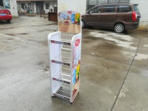 Tùy chỉnh Heavy Duty kim loại đồ ăn nhẹ hiển thị Stand với cho xây dựng và dễ dàng lắp ráp cho tạp hóa và kirana cửa hàng - Product Image 3