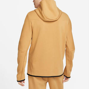 High PreAccept Sweats à capuche zippés surdimensionnés avec logo personnalisé pour hommes Prix de gros Sweat à capuche de base Slim Fit - Product Image 3
