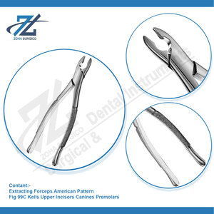 Đức tiêu chuẩn nha khoa dụng cụ phẫu thuật hướng dẫn sử dụng starnderd vả 99c răng cửa trên răng nanh răng hàm răng hàm chiết xuất <span class=keywords><strong>forceps</strong></span> chất lượng - Product Image 4