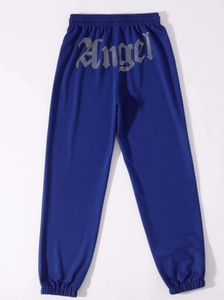 Cotton Rhinestone Sweatpants for Men - Product Image 4