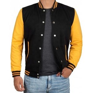 Dernière mode Veste de baseball universitaire en laine personnalisée pour hommes Col montant Veste universitaire pour l'hiver - Product Image 1