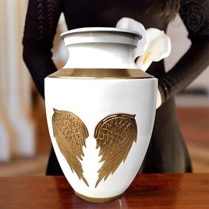 Handmade <b>Large</b> Adult Size Mosaic Aluminium Glass Cremation <b>Urn</b> Individual Tiles Hand Applied Unique Funerals Funeral Supplies - Product Image 3