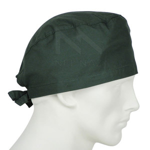 Gorro médico profesional Unisex Hospital Doctor algodón incorporado banda para el sudor uniformes de Hospital quirúrgico sombrero - Product Image 6