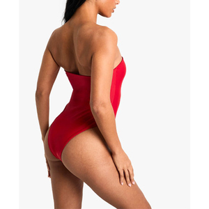 Nouveau maillot de bain une pièce uni à épaules dénudées, dernières tendances, meilleure qualité, respirant, pour femmes, personnalisable - Product Image 2