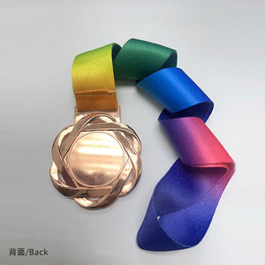 Medalla de Premio de Metal Plateado con Impresión UV para Regalos de Ferias Comerciales y Regalos de Bienvenida - Product Image 4