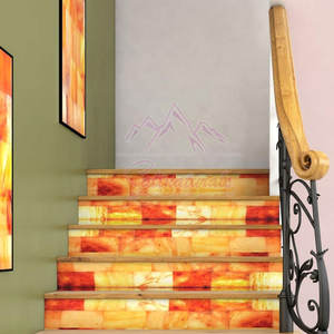 Azulejos de pared de sal del Himalaya Natural 100% 20x10x2,5 cm para diseño decorativo de bienestar Pakistán Saltnaturals 1 año de garantía sólido - Product Image 5