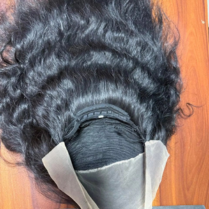 Perruques et extensions de cheveux humains de styles indiens naturels pré-plumés 13x6 3x4 avec dentelle frontale complète avant d'un donneur unique - Product Image 2