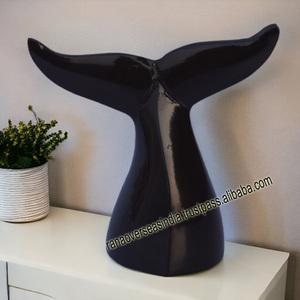 Nhà Máy Bán Buôn Đại Dương Cá Voi Đuôi Nghệ Thuật Bàn Trang Trí Kim Loại Nhôm Cá Voi Đuôi Điêu Khắc Tượng Cho Văn Phòng Nhà Khách Sạn - Product Image 6