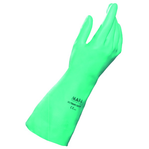 Guanti in Nitrile Ultranitril Plus Colore Verde Taglia 9 - Product Image 1