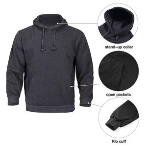 Ensemble de jogging vintage personnalisé, survêtement zippé délavé à l'acide, sweat-shirt et pantalon de survêtement pour hommes - Product Image 4