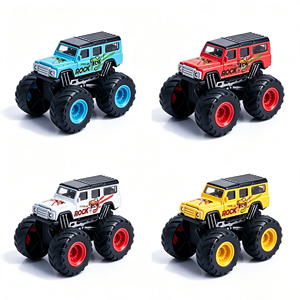 Nuevo Juguete para Niños 1:38, Vehículo de Juguete de Aleación con Fricción, Camioneta Monstruo <span class=keywords><strong>Bigfoot</strong></span> de Metal Fundido a Presión, Camioneta Todoterreno para Niños - Product Image 1