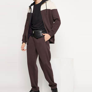 ชุดวอร์มผู้ชายแบบมีฮู้ด ผ้าฝ้าย 100% กันลม น้ำหนักเบา ระบายอากาศได้ดี ใส่สบายในฤดูหนาว  ไซส์ใหญ่  พร้อมเชือกผูก  รับสกรีนโลโก้ได้ - Product Image 4