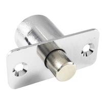 Cylindres de serrure à pêne en alliage de zinc chromé de qualité supérieure, personnalisables pour les tiroirs, portes et armoires de mobilier de bureau, sécurité par ABA