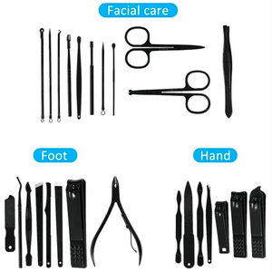 Ensemble de manucure en acier inoxydable pour femmes coupe-ongles et kit d'outils de pédicure avec boîte coffret cadeau de beauté - Product Image 3