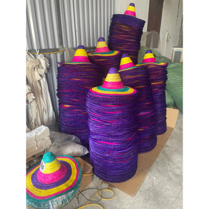 Nouveau produit naturel Chapeau sombrero mexicain fabriqué sur mesure au Viet Nam pour l'exportation à un prix compétitif pour la vente en gros - Product Image 3