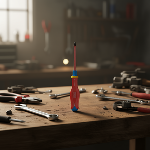 Destornilladores de Forma Combinada Delgados USAG para Tornillos de Cabeza Plana/POZIDRIV-SUPADRIV, Producto de 1000V - Product Image 3