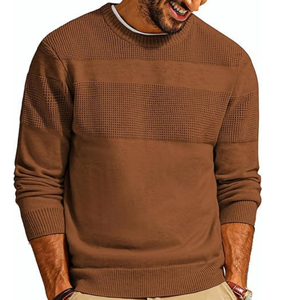 Pull en tricot de pêcheur classique pull d'hiver chaud en coton OEM tricots personnalisés approvisionnement en vrac - Product Image 3