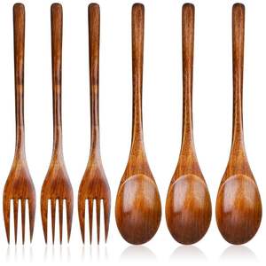 La mejor cuchara de madera clásica hecha a mano, cubiertos esenciales para servir té, utensilio de cocina hecho a mano, utensilios de cocina, herramienta - Product Image 1