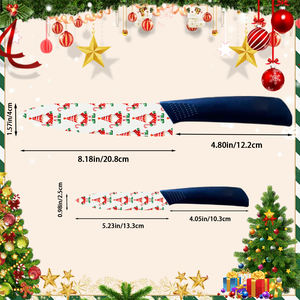 Couteau de chef en céramique japonaise, 9 pièces, pour la préparation de sushis et de la cuisine asiatique, poignée en plastique ambidextre, passe au lave-vaisselle - Product Image 2