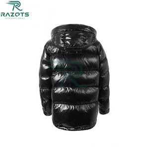 Veste Safari pour homme grande taille Tissu en laine Imperméable Fermeture à glissière Vêtements d'hiver Doublure en coton - Product Image 4