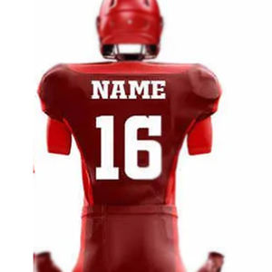 เสื้อฟุตบอลอเมริกันระบายอากาศเสื้อแขนสั้นขนาดพิเศษโลโก้ออกแบบได้ตามต้องการ - Product Image 6