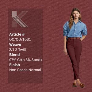 Premium Poplin <b>Washed</b> Yarn-Dyed Breathable 97% Cotton 3% Spandex Stretch Fabric Lightweight for Fashion Garments and <b>Bags</b> - Product Image 1