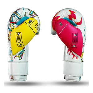 ถุงมือชกมวยหนังแท้สำหรับมืออาชีพสินค้ามาใหม่ถุงมือฝึกพิมพ์ลาย100% ปรับแต่งได้ - Product Image 2