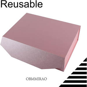 Gorro de cartón magnético plegable personalizado, caja de sombreros de Caballero, almacenamiento de sombreros de béisbol, caja de ropa, embalaje - Product Image 6