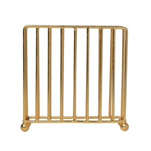 Anneau de serviette carré en laiton attrayant, support décoratif en fer pour les tables de mariage et de restaurant - Product Image 1