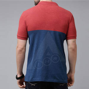 Nouvelle Collection 2023-24 : T-shirt Col Roulé Uni Personnalisé pour Homme – Qualité Supérieure, Séchage Rapide, Polyester/Coton – Idéal pour l'Été et la Mode Décontractée (Vente en Gros) - Product Image 3