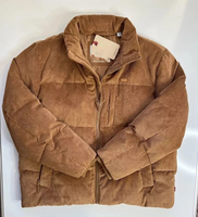 Blouson matelassé élégant en toile, grande taille, personnalisable, épais, col montant, design classique, vêtement d'extérieur fonctionnel sur mesure, haute qualité
