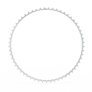 Collier pendentif en diamant Offre Spéciale 5.13ct cultivé en laboratoire avec chaîne de tennis en or massif 18 carats bijoux fins personnalisés pour les mariages - Product Image 2