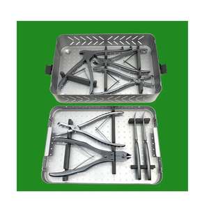 Ensemble d'instruments chirurgicaux orthopédiques de haute qualité en acier inoxydable sur mesure, plaque à nervures manuelle, instruments chirurgicaux de qualité supérieure à vendre - Product Image 1