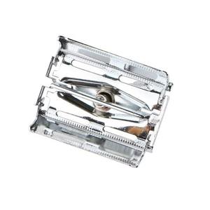 Rasoir de sécurité professionnel HERMANN MEDITECH HM-SR-1012 en acier inoxydable à long manche, double lame de haute qualité pour hommes, rasage lisse et précis - Product Image 5