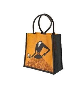Sac cadeau de jute de Noël de mariage promotionnel en vogue sac cadeau en toile de jute écologique avec logo personnalisé - Product Image 4