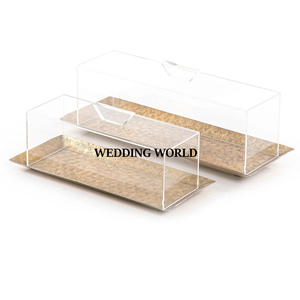 Ensemble de deux plateaux à chocolat Excellente qualité fait à la main Nouveau plateau à chocolat Classique Élégant Nouveau plateau à chocolat fantaisie - Product Image 4