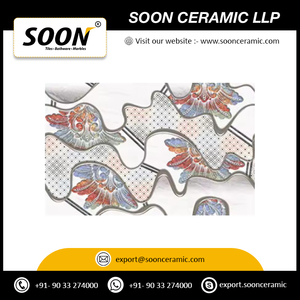 Azulejos de pared de cerámica 3D de calidad de exportación Azulejos de pared de cerámica digital de 250x375mm para decoración de sala de estar y dormitorio - Product Image 2