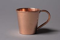 Mug Moscow Mule 100% fait main en cuivre pur, écologique, avec paille, style américain, logo personnalisé, pour fêtes, maison, hôtel, restaurant