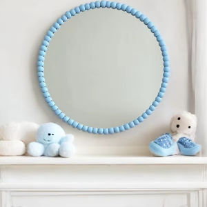 Espejo de Pared de Alta Calidad, Espejo de Pie con Marco de Hierro de Lujo y Resina Artística, Espejo de Cuerpo Entero Grande - Product Image 1