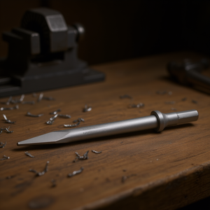 Cincel Plano de Grado Industrial Hazet, Cincel Frío de Alta Calidad con Mango de Acero y Punta Recta para Cincelar y Perforar - Product Image 3