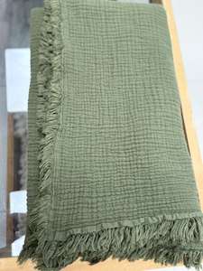 Sierra Tekstil Personalizable 100% Algodón Muselina Peshtamal Toalla De Mano 100x200 cm 400gr. (+-5) Toalla de baño al por mayor de Turquía - Product Image 3