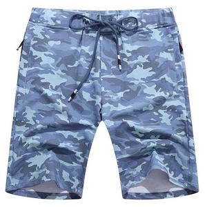 Pantalones cortos personalizados OEM con diseño de camuflaje para hombre, pantalones cortos de algodón transpirables con cintura elástica y bolsillo para hombre - Product Image 1