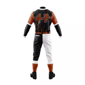 Meilleurs uniformes de baseball personnalisés en polyester par sublimation pour équipe, vente en gros, uniforme d'équipe de baseball à manches courtes à séchage rapide - Product Image 6