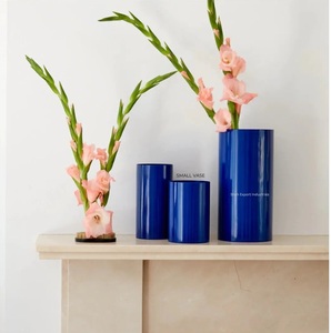 Popular Style Cylindrical Shape Metal Flower <b>Vase</b> <b>Gold</b> Finished for Home and Office Tabletop Decoration Floral <b>Vase</b> - Product Image 6