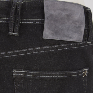 Haute qualité été poids moyen personnalisé coupe régulière pantalon droit pour hommes couleur unie poches taille haute respirant 100% - Product Image 5