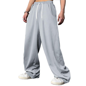 Pantalons pour hommes avec logo personnalisé, pantalons de survêtement légers, pantalons de sport pour hommes, streetwear, vêtements doux en coton, pantalons amples pour hommes - Product Image 5